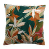 Coussin Brodé Alina Pétrole - 45x45 cm