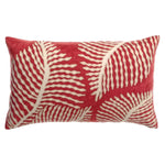 Coussin Coton Brodé - Flora Papaye - 40x65 Vivaraise