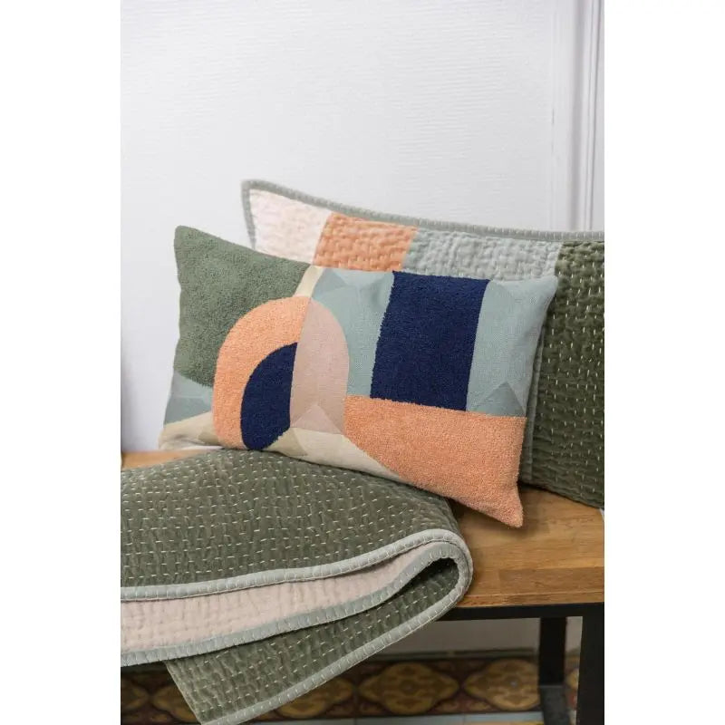 Coussin Elise Patchs 40x65 Vivaraise