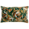 Coussin Imprimé Alina Pétrole - 40x65 cm