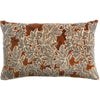 Coussin Imprimé Ariane Rouille - 30x50 cm