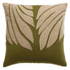 Coussin décoratif en lin et coton Nilos Cèdre - 45x45 cm