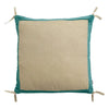 Coussin en Coton Vert de gris - Elise Chambray - 45x45 cm