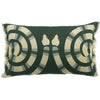 Coussin en lin imprimé Zeff Yoka Abysse - 40x65 cm