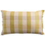 Coussin jaune à carreaux - modèle Kate bronze Coussin Dorsey