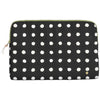 Housse Ordinateur Coton Bio à Pois - Mia Caviar - 15-16 pouces (37.5 x 27.5 cm)