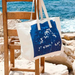 Sac Cabas Gypso Bleu - Coton Bio La Cerise sur le Gâteau