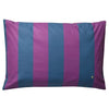 Taie d'Oreiller Rayée Coton Bio - Malo Purple Rain - 70x50 cm