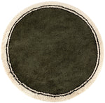 Tapis Rond Many Olive Dia 160 – Design Moderne et Cocooning Vivaraise