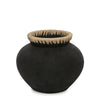 Vase Styly Noir Naturel - M- 29X29X23 CM