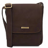Sac Bandoulière en Cuir Homme – John TL141408 - Marron foncé