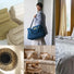Vue d'ensemble des produits déco : coussins, housses, plaids, poufs et accessoires écoresponsables