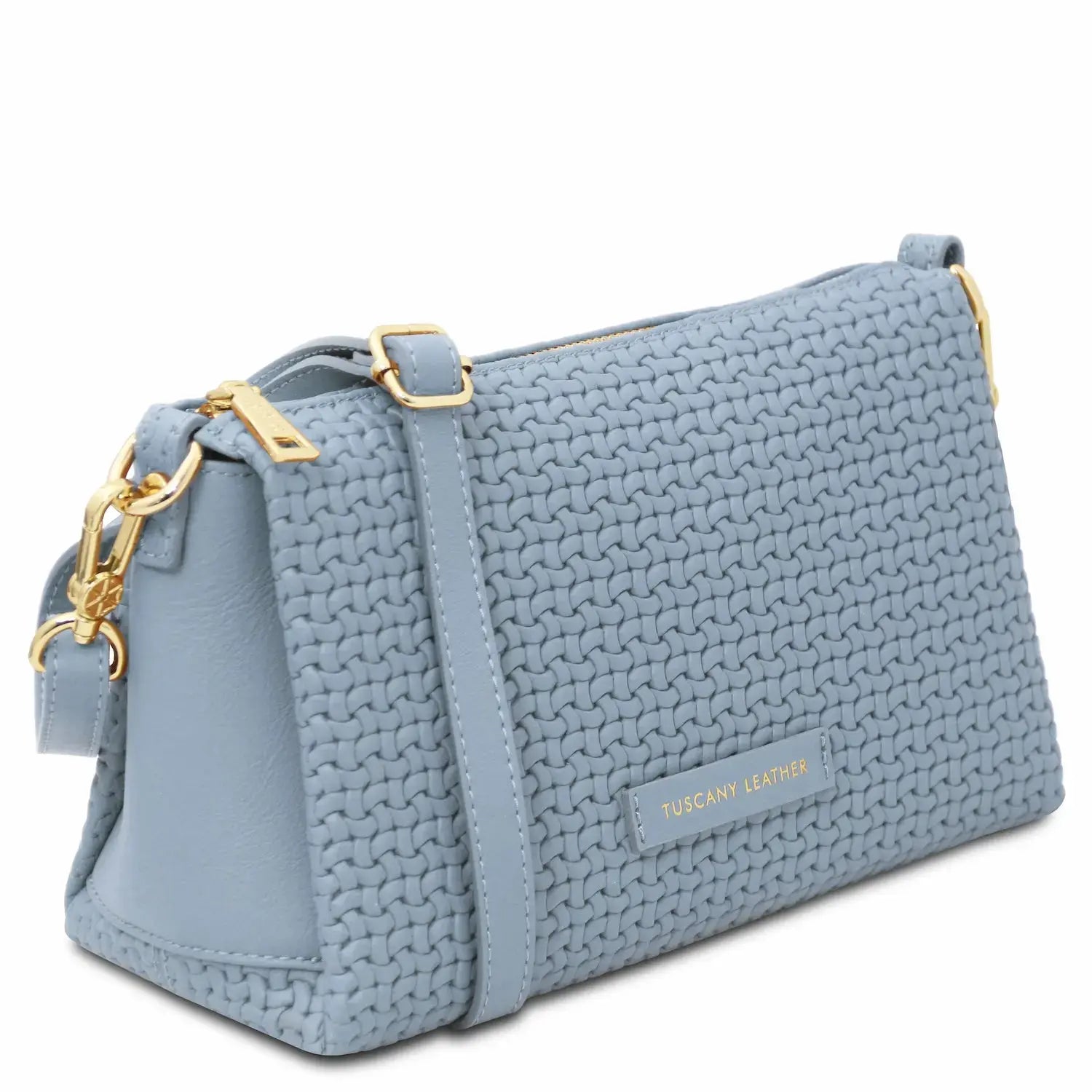 Sac Bandoulière en Cuir Tressé - Dedalo TL142577 Tuscany Leather