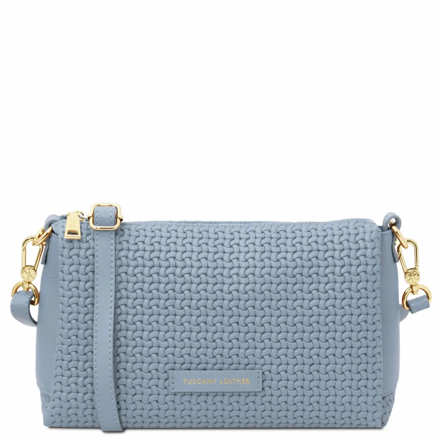 Sac Bandoulière en Cuir Tressé - Dedalo TL142577 Tuscany Leather