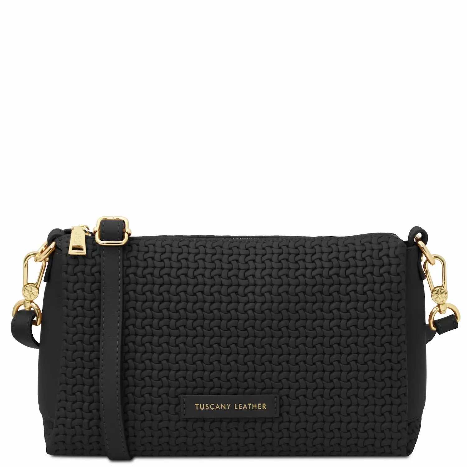 Sac Bandoulière en Cuir Tressé - Dedalo TL142577 Tuscany Leather