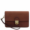 Pochette en Cuir Homme - Oliver - Marron-
