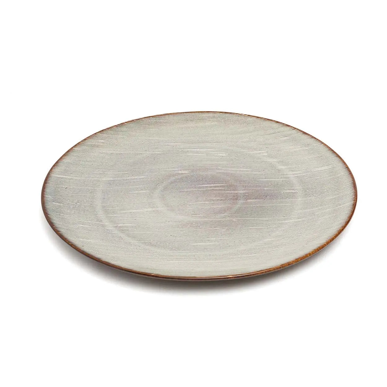 Assiettes plates en céramique Peniche - Lot de 4 Bazar Bizar