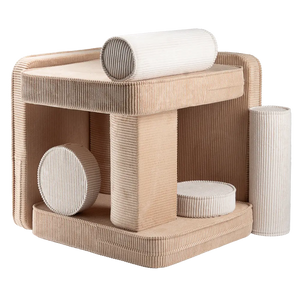 Canapé Modulable Chambre Enfant Beige Wigiwama