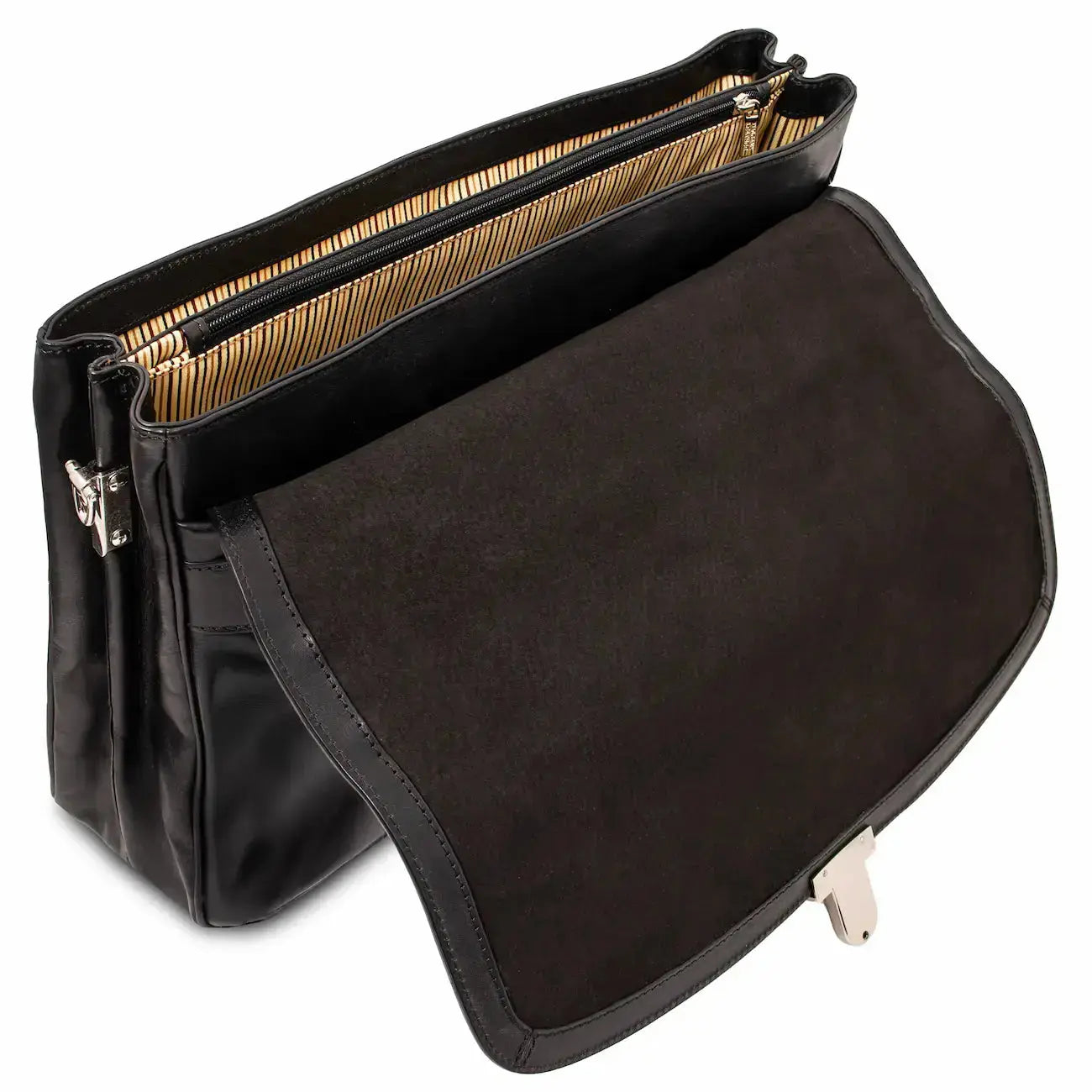 Cartable Porte Ordinateur TL SMART Multi Compartiments en Cuir Naturel - Alessandria TL140825 Tuscany Leather