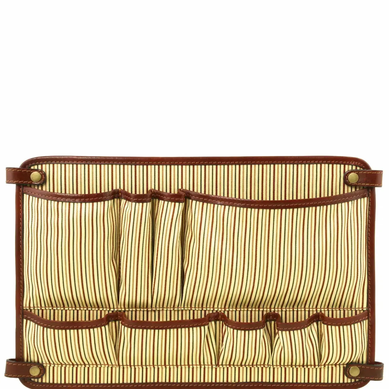 Cartable Porte Ordinateur TL SMART Multi Compartiments en Cuir Naturel - Alessandria TL140825 Tuscany Leather