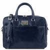 Cartable en Cuir Porte Ordinateur Avec Poche Frontale – URBINO TL141241 - Bleu foncé