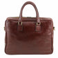 Cartable en Cuir Porte Ordinateur Avec Poche Frontale - Urbino TL141241 - marron - Tuscany Leather