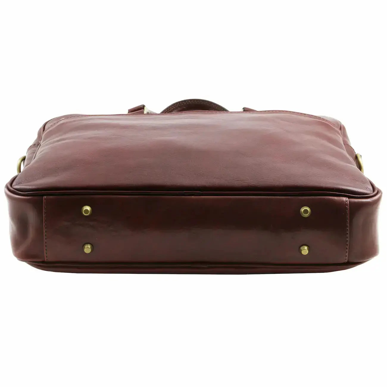 Cartable en Cuir Porte Ordinateur Avec Poche Frontale - Urbino TL141241 - marron - Tuscany Leather