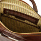 Cartable en Cuir Porte Ordinateur Avec Poche Frontale - Urbino TL141241 - marron - Tuscany Leather