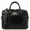 Cartable en Cuir Porte Ordinateur Avec Poche Frontale – URBINO TL141241 - Noir