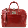 Cartable en Cuir Porte Ordinateur Avec Poche Frontale – URBINO TL141241 - Rouge