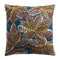 Coussin Brodé Ariane Pétrole