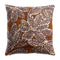 Coussin Brodé Ariane Rouille