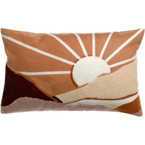 Coussin Brodé Elie Cuivre 40x65 cm Vivaraise