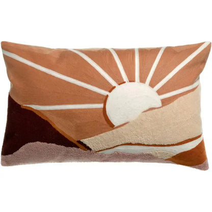 Coussin Brodé Elie Cuivre 40x65 cm Vivaraise