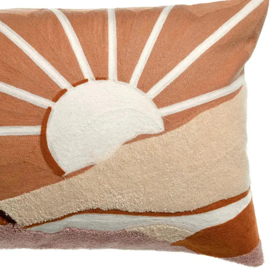 Coussin Brodé Elie Cuivre 40x65 cm Vivaraise