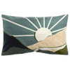 Coussin Brodé Elie vert de gris 40x65 cm - 40x65 cm