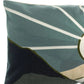 Coussin Brodé Elie vert de gris 40x65 cm Vivaraise