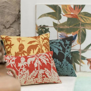 Coussin Brodé Raki Carbone - Vivaraise Vivaraise