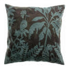 Coussin Brodé Raki Carbone - Vivaraise - 45x45 cm