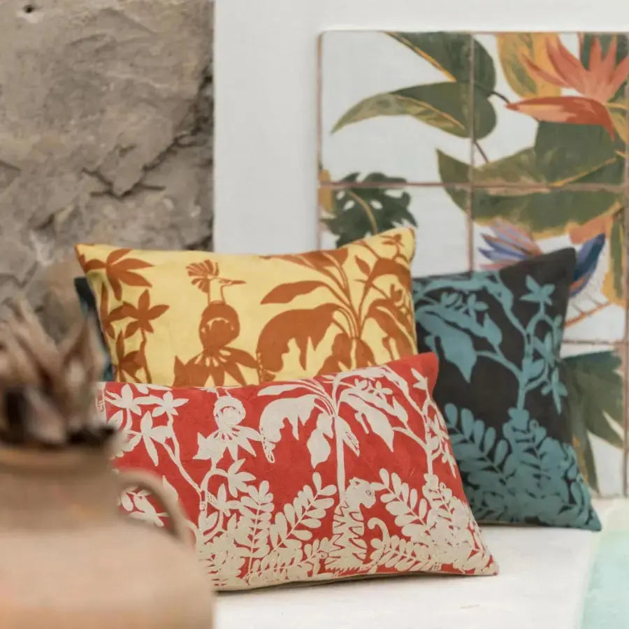 Coussin Brodé Raki Gold - Vivaraise Vivaraise