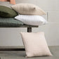 Coussin Carré Coton Swami Blanc- 45X45 Vivaraise