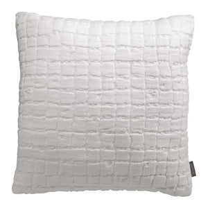 Coussin Carré Coton Swami Blanc- 45X45 Vivaraise