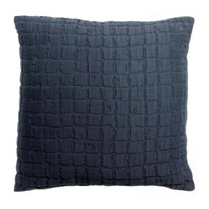 Coussin Carré Coton Swami Marine - 45X45 Vivaraise