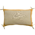 Coussin Chambray Jaune - Elise Maîs Vivaraise