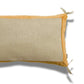 Coussin Chambray Jaune - Elise Maîs Vivaraise