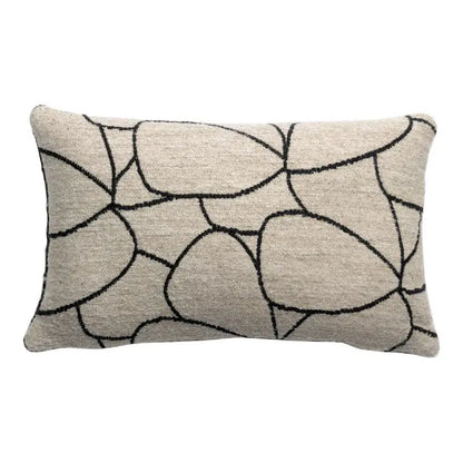 Coussin Dany Blanc Noir - Coussin Dorsey