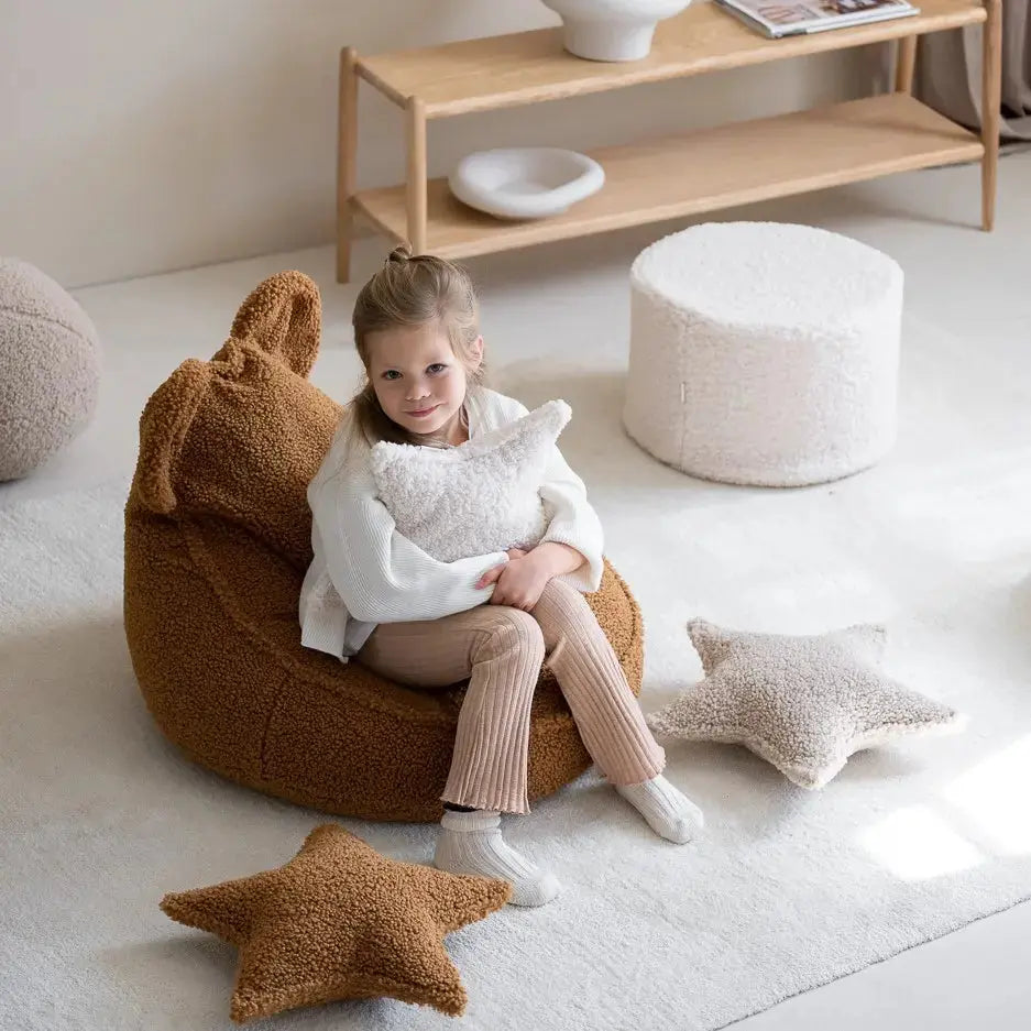 Coussin Enfant Etoile Star Blanc Wigiwama