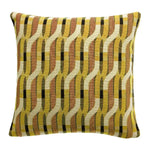 Coussin extérieur graphique Kali mirabelle 45x45 cm