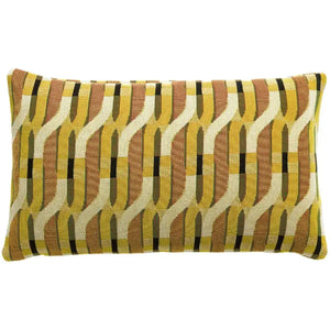Coussin extérieur kali mirabelle 30x50 cm  design graphique