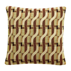 coussin Kali moka extérieur 45x45 cm - motifs graphiques